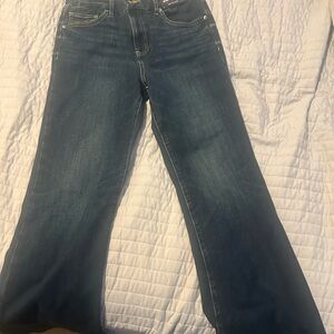 Express Dark Blue Flare Jeans